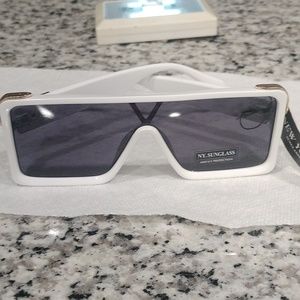 White Frame Sunglasses